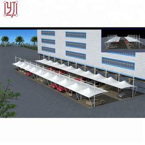 Structure de protection en membrane pour parking automobile, toile de protection pour parking - Product Image 5