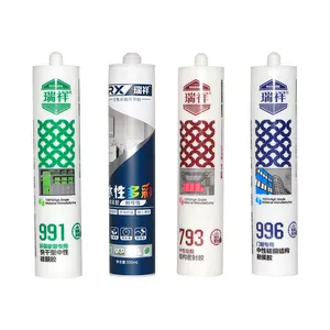 Multi Purpose Elastic Cure Sanitary Neutral Structural Silicone Sealant For Windows And Doors