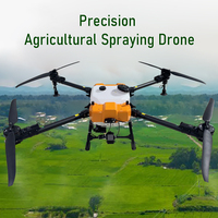 Drone agricole pulvérisateur à système d'épandage, en fibre de carbone, haute efficacité, avec évitement d'obstacles automatique