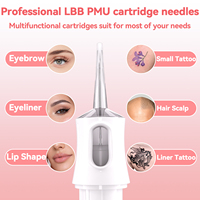 Jarum Cartridge PMU (Permanent Makeup) untuk Microblading Alis, Perlengkapan PMU, Jarum Cartridge Nano Hairstrokes untuk Mesin PMU