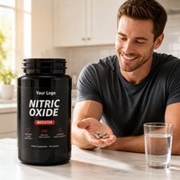 Capsules de Boost d'Oxyde Nitrique à Marque Blanche avec L-Taurine pour la Performance Sportive et le Soutien de la Circulation