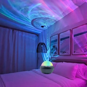 Hot bán 16-màu năng động Bắc Aurora LED ánh sáng ban đêm với sóng Aurora bầu trời đầy Sao chiếu giáng sinh Nhà Thông Minh ánh sáng - Product Image 4