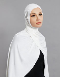 <span class=keywords><strong>Hijab</strong></span> de Jersey de Modal ligero personalizado 2025 para mujeres musulmanas bufanda de uso diario - Product Image 2