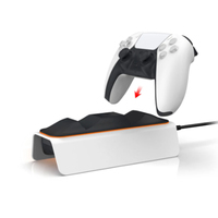 Station de charge double Dobe TP5-0521B pour manette sans fil PS5, station de charge, socle d'alimentation pour manette PS5