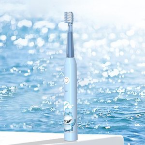 Brosse à dents électrique automatique pour enfants OEM, brosse à dents sonique ultrasonique pour enfants, brosse à dents intelligente pour bébés, poils doux, étanche - Product Image 3