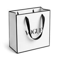 Sacs cadeaux en papier élégants avec poignées torsadées, sacs de shopping de luxe personnalisés pour boutiques, mariages, bijoux et fournitures de fête