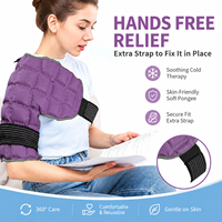Enveloppe de thérapie chaude/froide réutilisable et flexible, compresse de compression pour les blessures de la coiffe des rotateurs, des épaules, les gonflements, la bursite, soulagement de la douleur