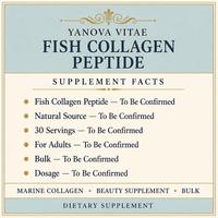 Poudre de collagène de poisson - Source naturelle, 30 portions, Complément beauté pour adultes, Vrac