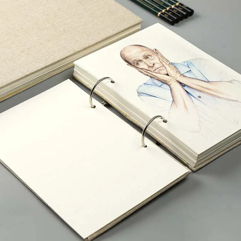 32K 160g carnet de croquis aquarelle cahier de dessin en gros cahier de mariage livre d'or peinture Scrapbook