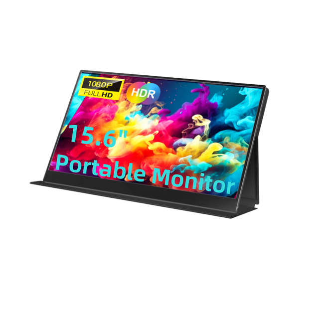 15.6 Inch IPS USB-C Portable Monitor LCD Backlit LED Screen Travel Secondary Display for Laptop 13.3 Inch Extended Monitor