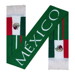 激安販売中！プリントニット、カスタムジャカードロゴ入りスポーツサッカークラブ、メキシコファン旗スカーフ - Product Image 2