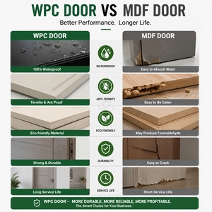 Muestras de Puertas WPC Jiuyixing: Selección de Diseños de Paneles Interiores, Comparación de Acabados en Color Madera para Compradores Mayoristas - Product Image 6