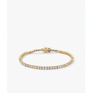 Bracelet tennis en diamant de 2,5 mm cultivé en laboratoire, élégants bracelets et joncs en diamant - Product Image 1