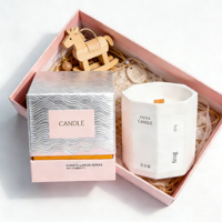 Caja de Regalo para Velas Aromáticas Personalizadas, con Laminado Mate, Grabado en Relieve e Inserto de Esponja