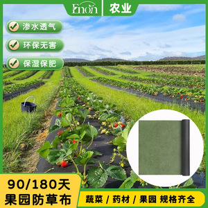 ผ้าคลุมดินป้องกันวัชพืช สีดำ สำหรับการเกษตร หนา 0.22 มม.-0.45 มม. ระบายอากาศได้ดี เหมาะสำหรับสวนผลไม้และสวนผัก - Product Image 4