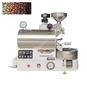 small scale home temperature control roasting machine 2kg BK bean roaster coffee grinder