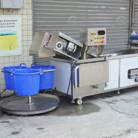 Commerciële kleine schaal roestvrijstalen gemotoriseerde multifunctionele groente- en fruitchipsnijder voor bakkerijen (200-500 kg/uur)