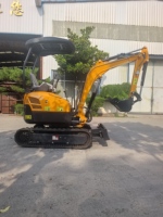 Excavator Mini Crawler 1.5T 2T Buatan Cina dengan Aksesoris Bucket Hammer untuk Dijual