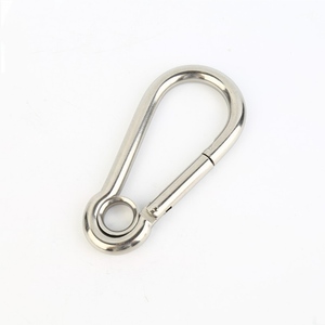 Tùy chỉnh sản phẩm Trung Quốc sản xuất giá cả cạnh tranh an toàn Carabiner leo núi Snap <span class=keywords><strong>hook</strong></span> với thép không gỉ din5299 - Product Image 3