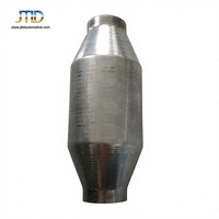 Convertisseur catalytique universel TWC de haute qualité à trois voies, ouverture de 60 mm, diamètre de 114 mm, longueur totale de 280 mm, unité de remplacement