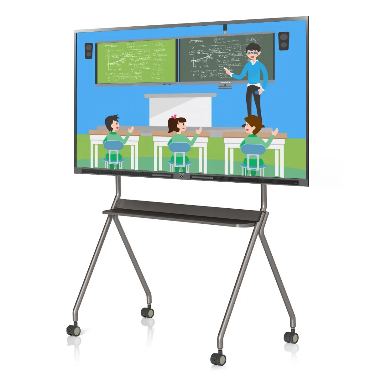 STBoard 65 ''75'' 86 ''98'' 100 ''Multitouch אינטראקטיבי Ir Emr Lcd טלוויזיה גדול גודל שטוח פנל חכם לוח מגע מסך