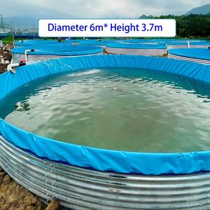 Personnalisé pas cher prix 10000 litres réservoir d'eau étang de pêche étang en plastique pour la pisciculture réservoir poisson croissant conteneur réservoir - Product Image 4