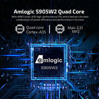 Lemax Best Smart para Box X98Q Amlogic S905W2 Quad Core 2GB RAM 16GB ROM Android 11.0 OS 4K 1 Año de Garantía