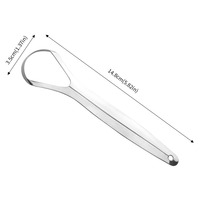 Approbation de dentiste Offre Spéciale nettoyeur de langue en acier inoxydable outil de soin des dents grattoir de langue de nettoyage oral