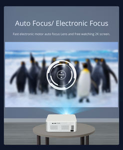 โปรเจคเตอร์พกพาสำหรับใช้งานกลางแจ้ง ระดับเริ่มต้น รองรับความละเอียด 1080P พร้อมลำโพงในตัว - Product Image 6