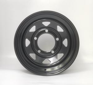 Jante <span class=keywords><strong>de</strong></span> <span class=keywords><strong>remorque</strong></span> en acier <span class=keywords><strong>de</strong></span> 16 pouces, 5x165.1, 8 <span class=keywords><strong>trous</strong></span>, <span class=keywords><strong>5</strong></span> mat, noir laiteux, jante <span class=keywords><strong>de</strong></span> rechange personnalisées - Product Image 1