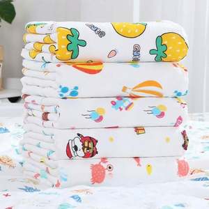 Unisex <b>Newborn</b> Receiving Blanket 110*110cm Cartoon Pattern Muslin <b>Swaddle</b> for Boys and Girls Woven Technics - Product Image 4