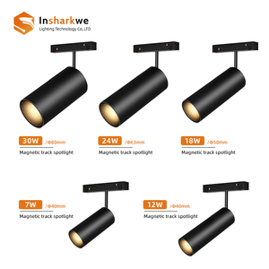 現代48V磁気LEDトラックライト表面凹型設置商用家庭用Cobアルミニウム装飾照明システム - Product Image 5