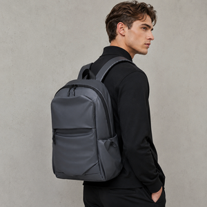 <span class=keywords><strong>Mochila</strong></span> para Portátil Impermeable Personalizada OEM ODM de 15.6 Pulgadas, Bolsa de Viaje de Negocios de Cuero de Microfibra, <span class=keywords><strong>Antirrobo</strong></span>, con USB, al por Mayor - Product Image 4