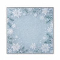 Tapis de jeu de mahjong double face en caoutchouc antidérapant, imperméable et inodore, avec base en caoutchouc, motif flocon de neige, directement de l'usine
