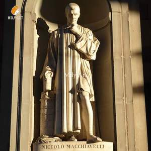 Estatua de Niccolò Machiavelli de Tamaño Real en Mármol, Famosa en Campus Universitarios, Marca MILY - Product Image 2