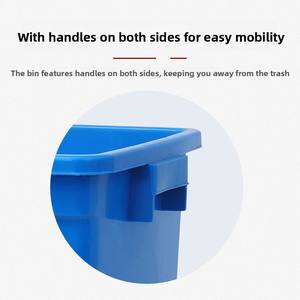 <strong>Large</strong> Commercial <strong>Kitchen</strong> Trash <strong>Bin</strong> Open Top Square Outdoor Without Lid Plastic Special Restaurants <strong>Large</strong> Capacity - Product Image 4