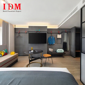 IDM Hospitality Solid Wood Eco-Friendly Turnkey Solution Tailored Luxury 5-Star Hotel Bedroom Furniture Set for <strong>Guest</strong> Rooms - Product Image 4