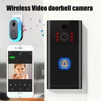 Sonnette vidéo intelligente Tuya WiFi HD 1080P avec interphone, audio bidirectionnel, détection de mouvement PIR, vision nocturne, IP66, pour la maison et l'extérieur