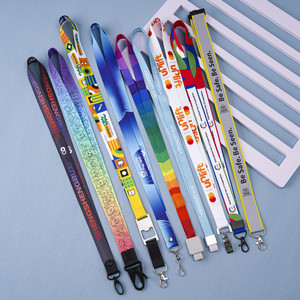 Lanière en polyester Hot Seahawks pour badges d'identification, porte-clés réglable à rupture rapide avec impression numérique - Product Image 2