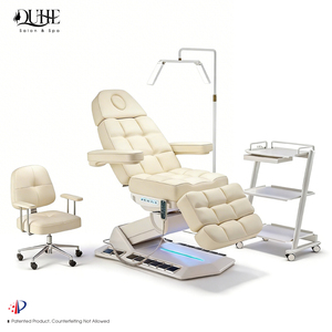 Table de massage électrique à prix d'usine, <span class=keywords><strong>lit</strong></span> de massage facial pour salon de beauté <span class=keywords><strong>avec</strong></span> LED et 4 moteurs, <span class=keywords><strong>lit</strong></span> pour extensions de cils - Product Image 1