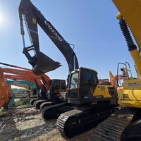 Excavatrice sur chenilles Volvo EC240 d'occasion, moteur d'origine, système hydraulique fiable, pelle de taille moyenne pour travaux de terrassement et construction en carrière
