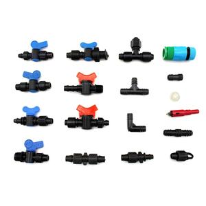 農業用点滴灌漑バルブドリップテープ & パイプ継手16mmプラスチックミニバルブ16mm - Product Image 1
