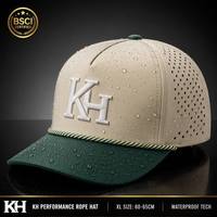 Casquette de baseball personnalisée à 5 panneaux, imperméable, broderie 3D, chapeau en corde XL, casquettes de performance, casquette de sport, Gorra 5 Paneles, fabricant OEM ODM