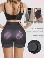 Fesses rembourrées, taille haute, levage de la hanche, bas, fermeture éclair, entraîneur de taille serré, grande taille, beauté du corps