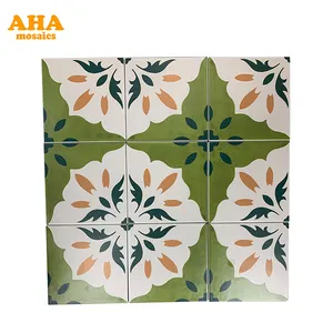 Foshan Spanish Porcelain Pattern Pattern Floor Tile Moroccan Ceramic Floor Tiles For Bathroom