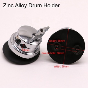 AOOLOO Base de pied de batterie en alliage de zinc, pièce de rechange pour support de <span class=keywords><strong>tom</strong></span> de sol, accessoires d'instruments de percussion - Product Image 2