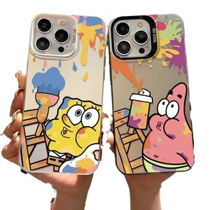 Custodia per Cellulare iPhone 16 Pro Max Graffiti <span class=keywords><strong>Spongebob</strong></span> per iPhone 15 14 13 12 Pro Max Custodia Antiurto per Cellulare - Product Image 6