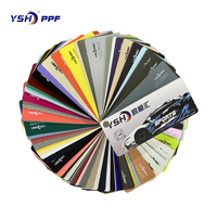YSH Emballage teinté Jaune mat noir Bleu Gris Rouge Vert Voitures corps entier Changement de couleur Film Wrap Vinyl Wrap Film Rouleaux de voiture