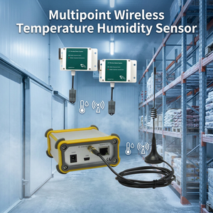 <b>Wireless</b> <b>Temperature</b> Humidity Rf Remote Control <b>Sensor</b> with 20 cm Cable - Product Image 1