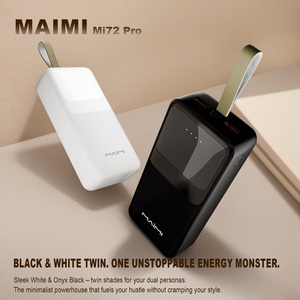 <span class=keywords><strong>Batterie</strong></span> externe Maimi 30000mAh à charge rapide 22.5W PD/QC/SCP/FCP/VOOC multi-protocoles grande capacité - Product Image 2